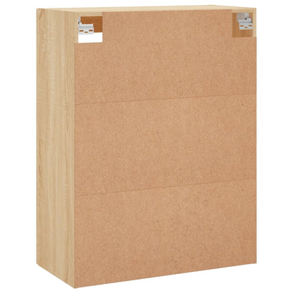 vidaXL Wall Mounted Cabinet Sonoma Oak 69,5x34x90 cm