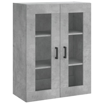 vidaXL Wall Mounted Cabinet Concrete Grey 69,5x34x90 cm