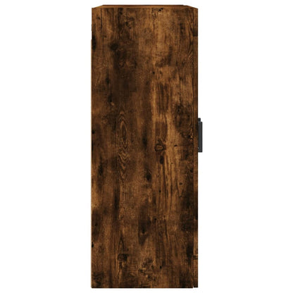 vidaXL Wall Mounted Cabinet Smoked Oak 69.5x34x90 cm