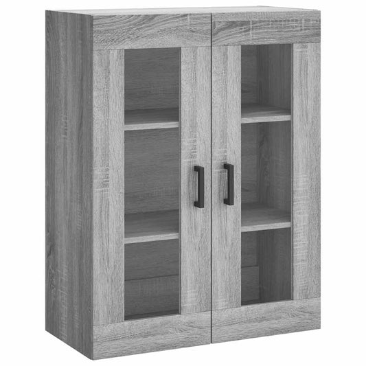 vidaXL Wall Mounted Cabinet Grey Sonoma 69,5x34x90 cm