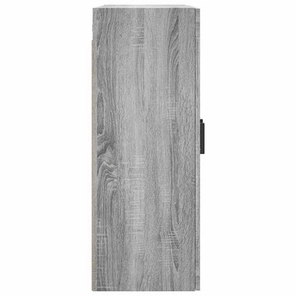 vidaXL Wall Mounted Cabinet Grey Sonoma 69,5x34x90 cm