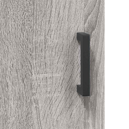 vidaXL Wall Mounted Cabinet Grey Sonoma 69,5x34x90 cm