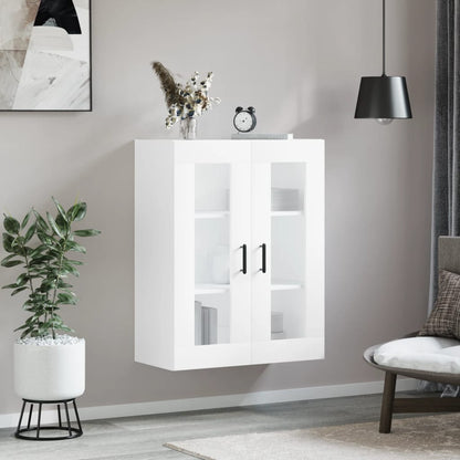 vidaXL Wall Mounted Cabinet White 69,5x34x90 cm