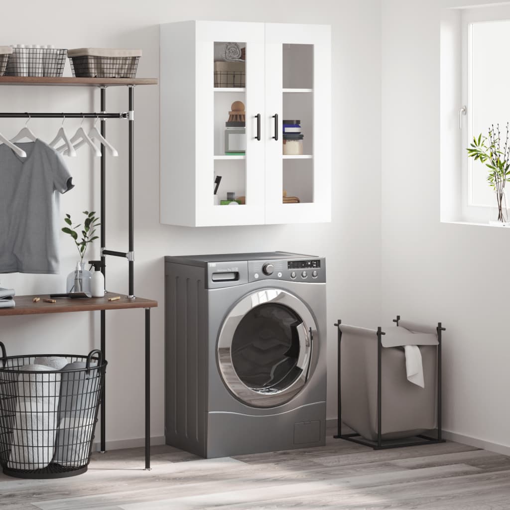 vidaXL Wall Mounted Cabinet White 69,5x34x90 cm