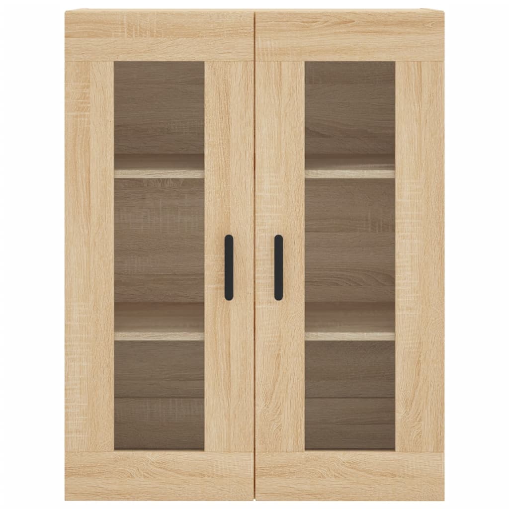 vidaXL Wall Mounted Cabinet Sonoma Oak 69,5x34x90 cm