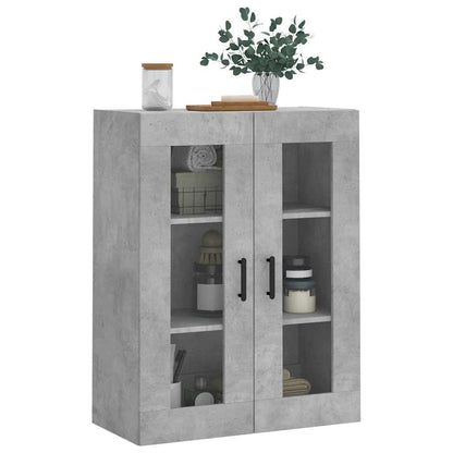 vidaXL Wall Mounted Cabinet Concrete Grey 69,5x34x90 cm