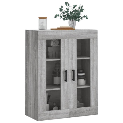 vidaXL Wall Mounted Cabinet Grey Sonoma 69,5x34x90 cm