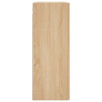 vidaXL Wall Mounted Cabinet Sonoma Oak 69.5x34x90 cm