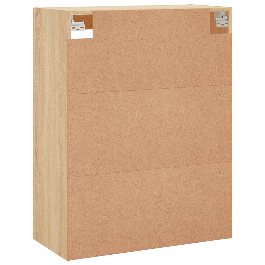 vidaXL Wall Mounted Cabinet Sonoma Oak 69.5x34x90 cm