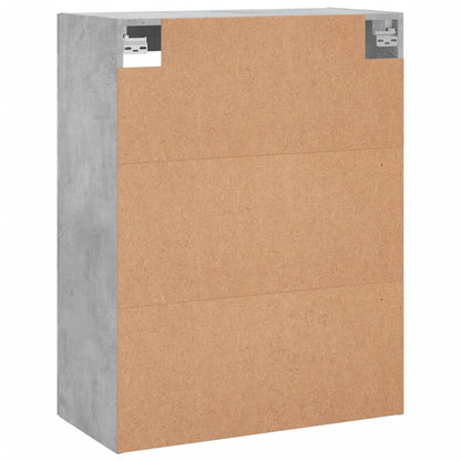 vidaXL Wall Mounted Cabinet Concrete Grey 69,5x34x90 cm