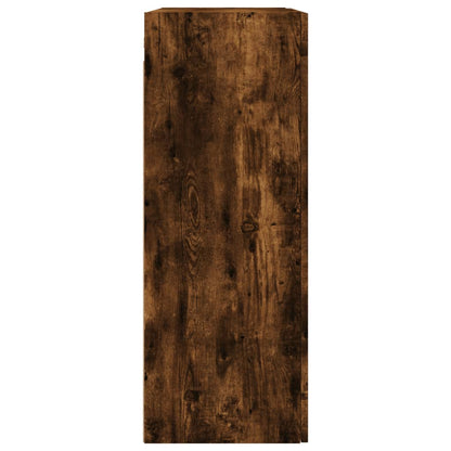 vidaXL Wall Mounted Cabinet Smoked Oak 69,5x34x90 cm
