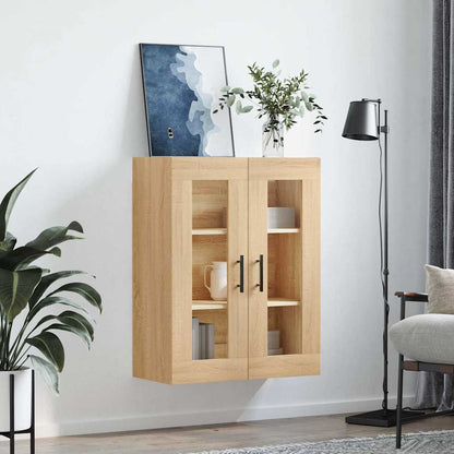 vidaXL Wall Mounted Cabinet Sonoma Oak 69,5x34x90 cm