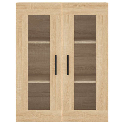 vidaXL Wall Mounted Cabinet Sonoma Oak 69,5x34x90 cm