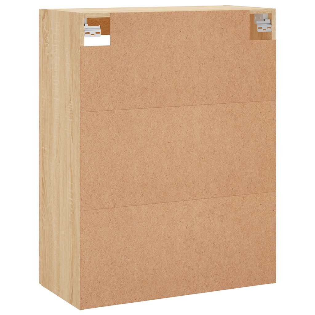 vidaXL Wall Mounted Cabinet Sonoma Oak 69.5x34x90 cm