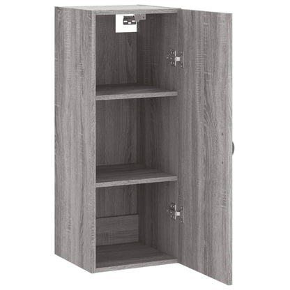vidaXL Wall Mounted Cabinet Grey Sonoma 34.5x34x90 cm