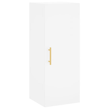 vidaXL Wall Mounted Cabinet White 34,5x34x90 cm