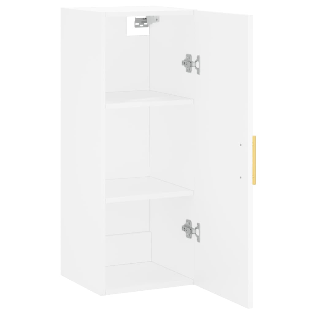 vidaXL Wall Mounted Cabinet White 34.5x34x90 cm
