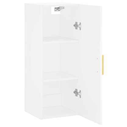 vidaXL Wall Mounted Cabinet White 34,5x34x90 cm