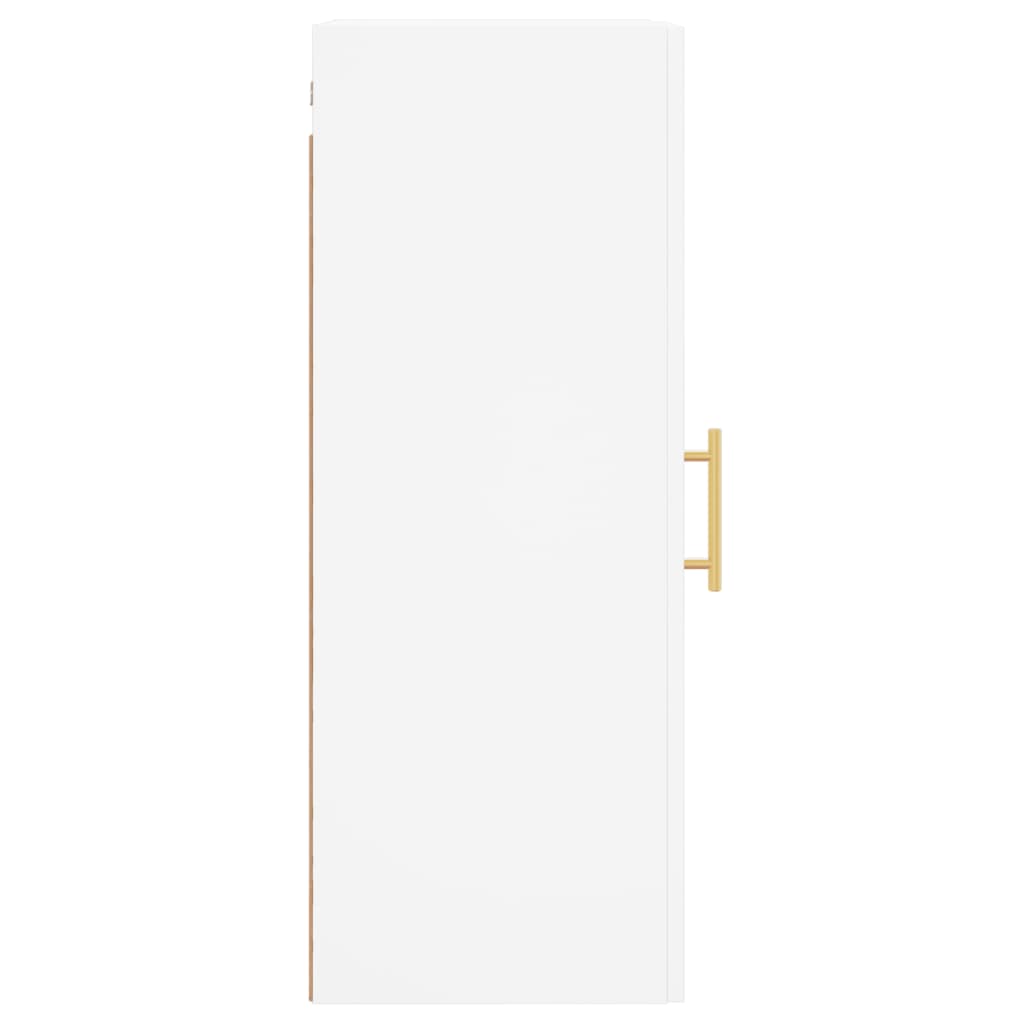 vidaXL Wall Mounted Cabinet White 34.5x34x90 cm