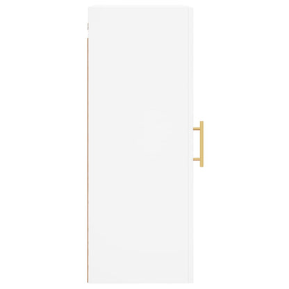 vidaXL Wall Mounted Cabinet White 34.5x34x90 cm