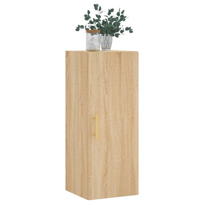 vidaXL Wall Mounted Cabinet Sonoma Oak 34,5x34x90 cm