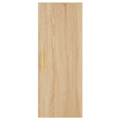 vidaXL Wall Mounted Cabinet Sonoma Oak 34.5x34x90 cm