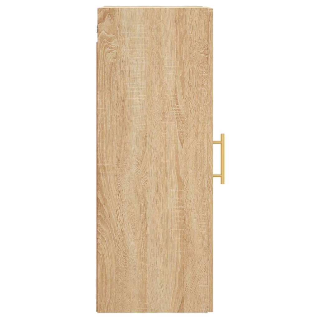 vidaXL Wall Mounted Cabinet Sonoma Oak 34.5x34x90 cm