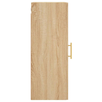 vidaXL Wall Mounted Cabinet Sonoma Oak 34.5x34x90 cm