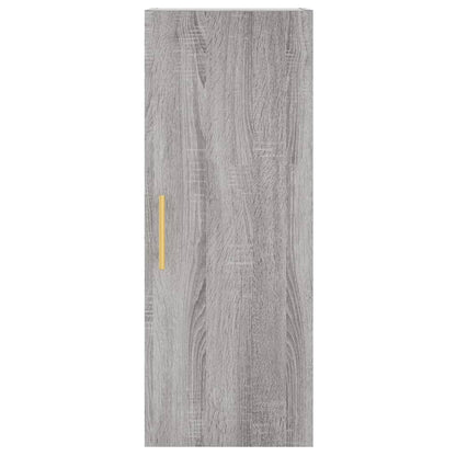 vidaXL Wall Mounted Cabinet Grey Sonoma 34.5x34x90 cm