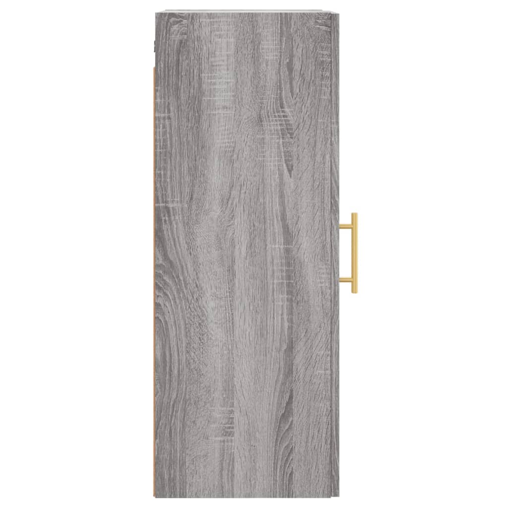 vidaXL Wall Mounted Cabinet Grey Sonoma 34.5x34x90 cm