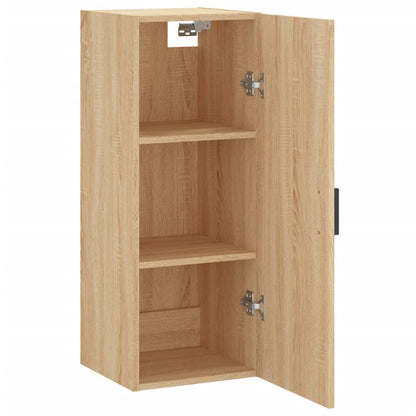 vidaXL Wall Mounted Cabinet Sonoma Oak 34.5x34x90 cm
