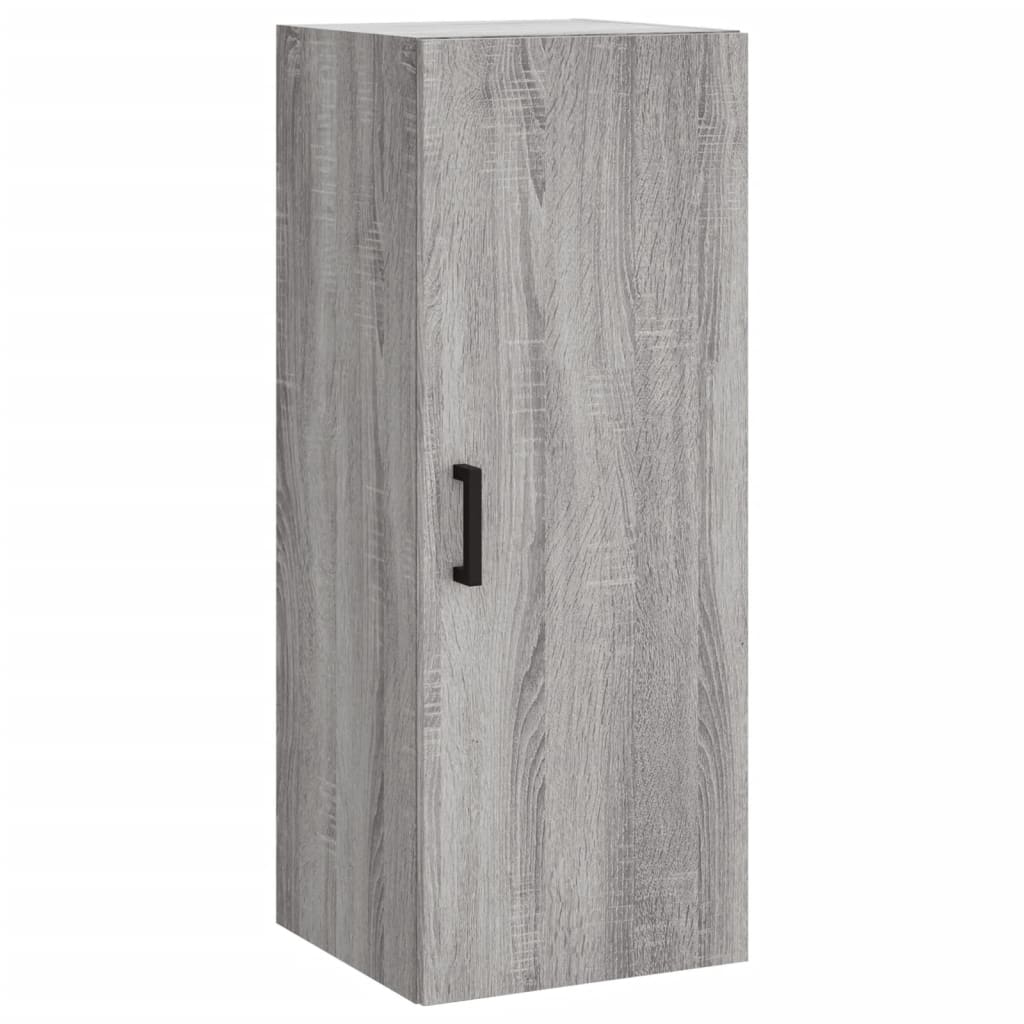 vidaXL Wall Mounted Cabinet Grey Sonoma 34,5x34x90 cm