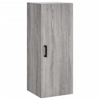 vidaXL Wall Mounted Cabinet Grey Sonoma 34,5x34x90 cm