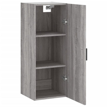 vidaXL Wall Mounted Cabinet Grey Sonoma 34,5x34x90 cm