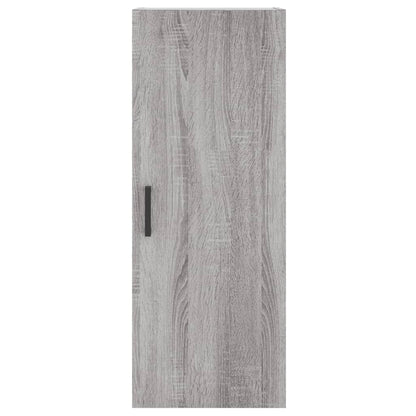 vidaXL Wall Mounted Cabinet Grey Sonoma 34,5x34x90 cm
