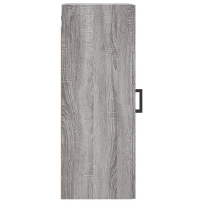 vidaXL Wall Mounted Cabinet Grey Sonoma 34.5x34x90 cm