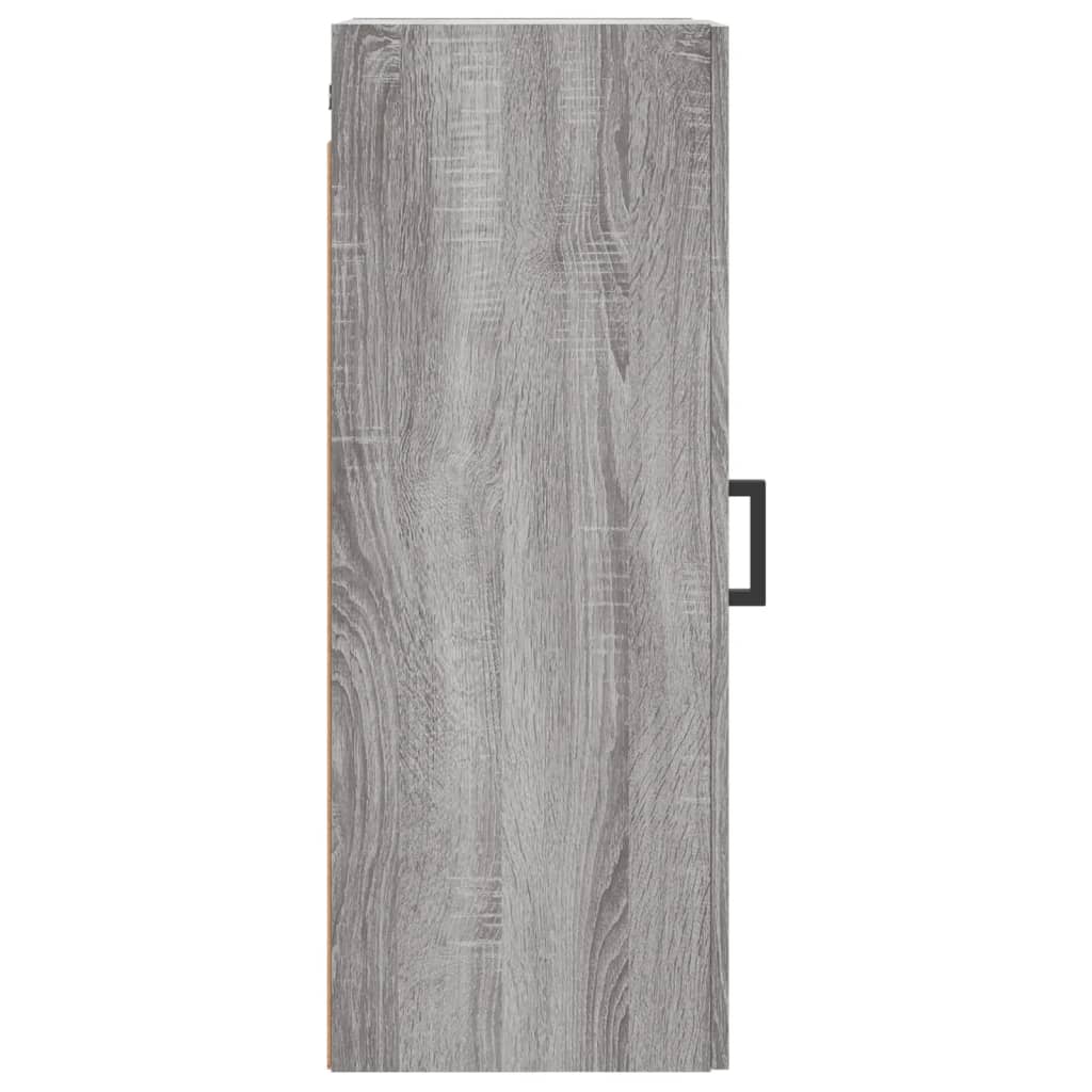 vidaXL Wall Mounted Cabinet Grey Sonoma 34,5x34x90 cm