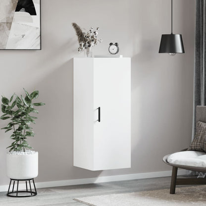 vidaXL Wall Mounted Cabinet White 34,5x34x90 cm