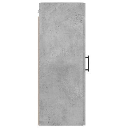 vidaXL Wall Mounted Cabinet Concrete Grey 34,5x34x90 cm