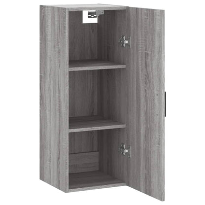 vidaXL Wall Mounted Cabinet Grey Sonoma 34,5x34x90 cm