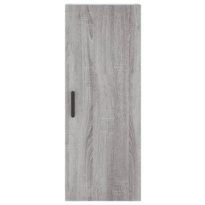 vidaXL Wall Mounted Cabinet Grey Sonoma 34,5x34x90 cm