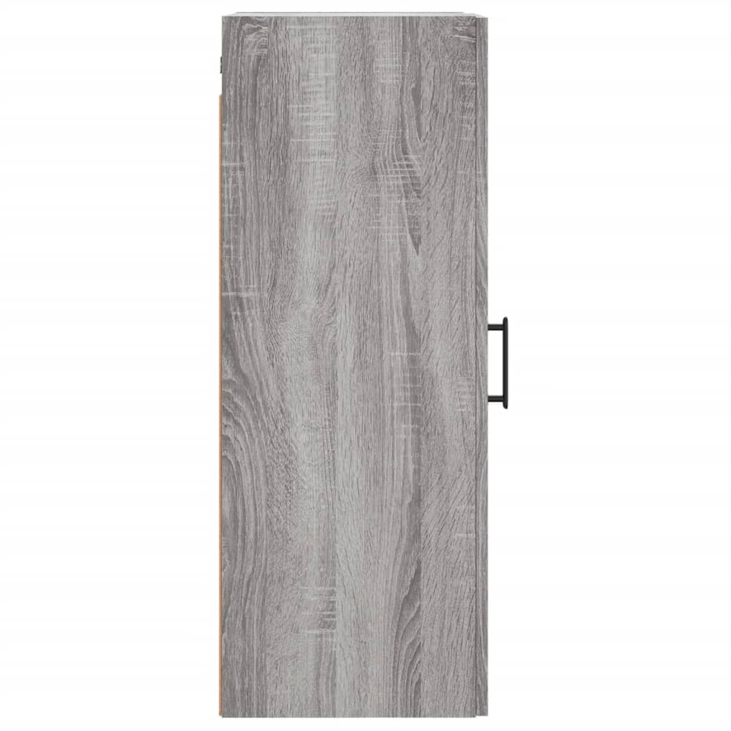 vidaXL Wall Mounted Cabinet Grey Sonoma 34.5x34x90 cm