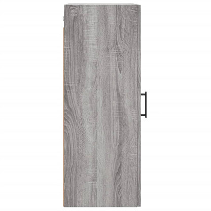 vidaXL Wall Mounted Cabinet Grey Sonoma 34.5x34x90 cm