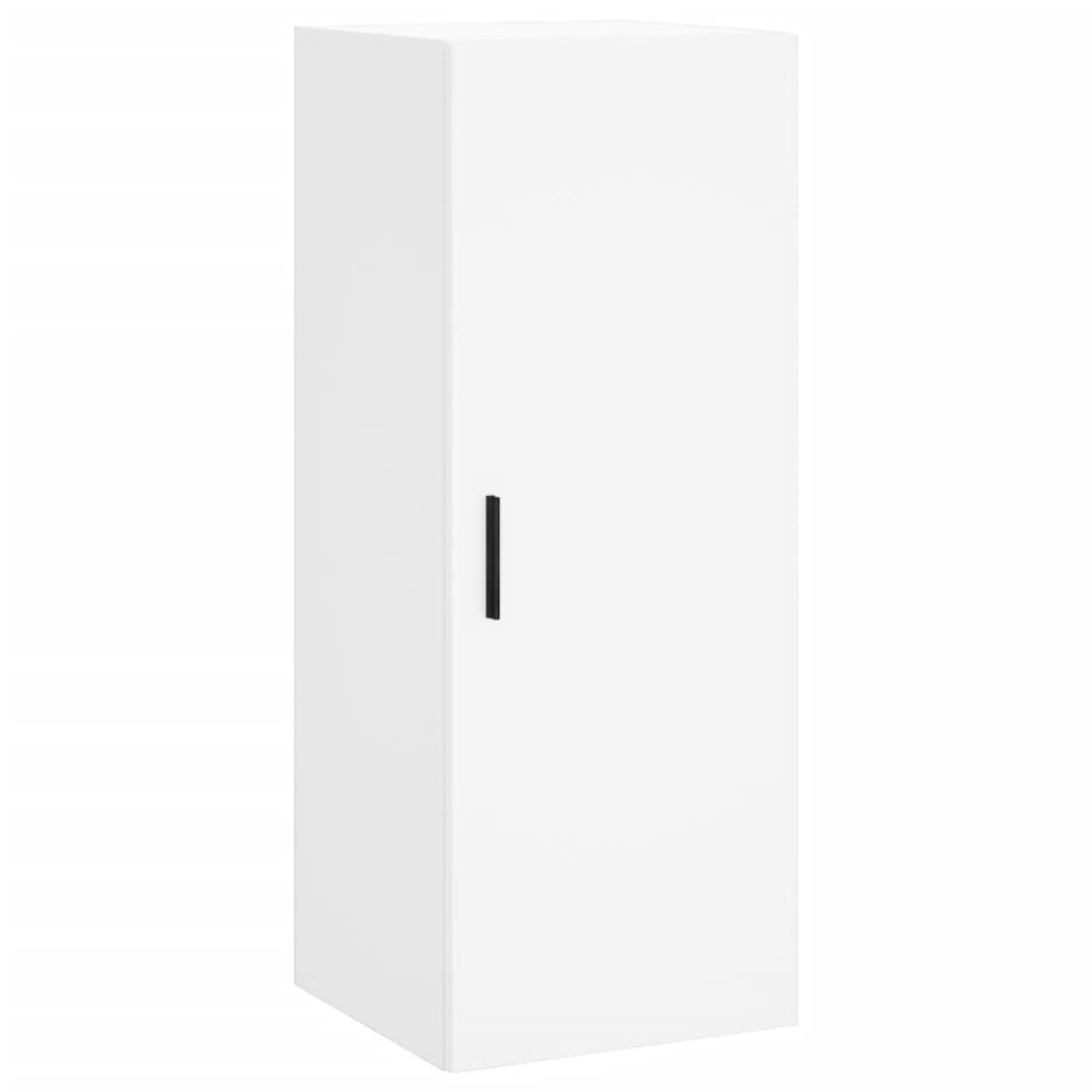 vidaXL Wall Mounted Cabinet White 34.5x34x90 cm