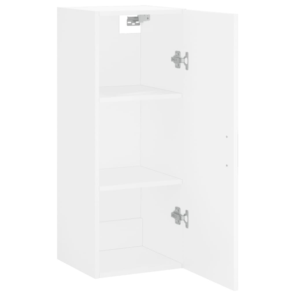 vidaXL Wall Mounted Cabinet White 34.5x34x90 cm