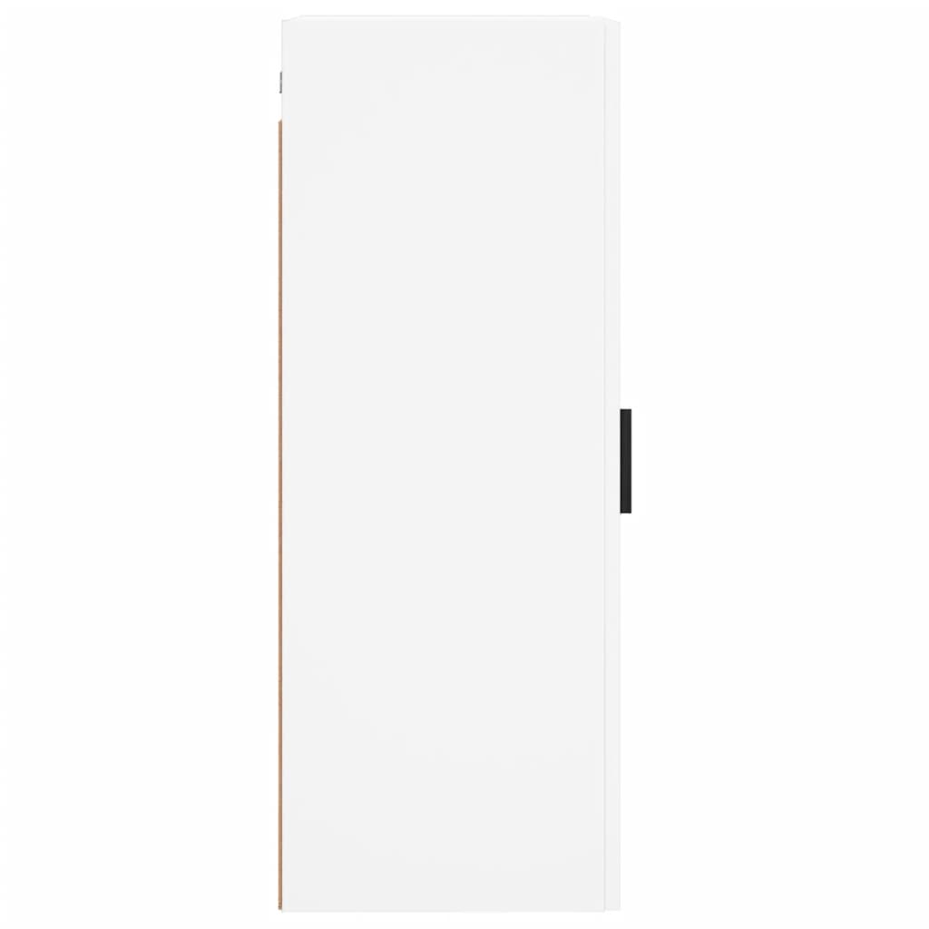 vidaXL Wall Mounted Cabinet White 34.5x34x90 cm
