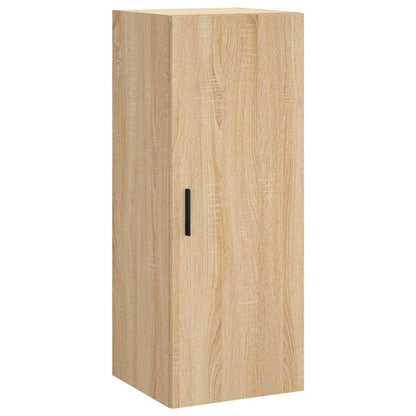 vidaXL Wall Mounted Cabinet Sonoma Oak 34.5x34x90 cm