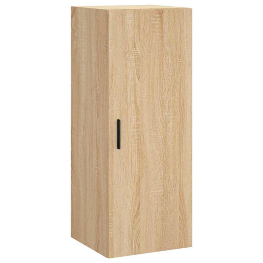 vidaXL Wall Mounted Cabinet Sonoma Oak 34.5x34x90 cm