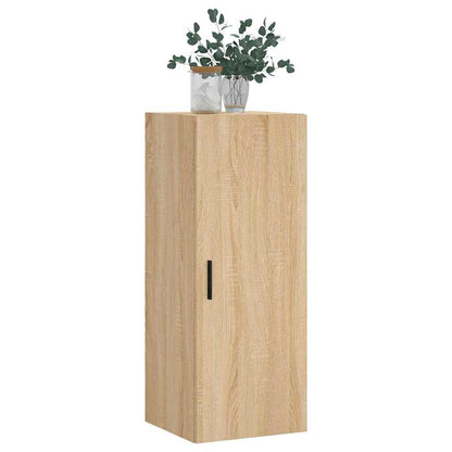 vidaXL Wall Mounted Cabinet Sonoma Oak 34.5x34x90 cm