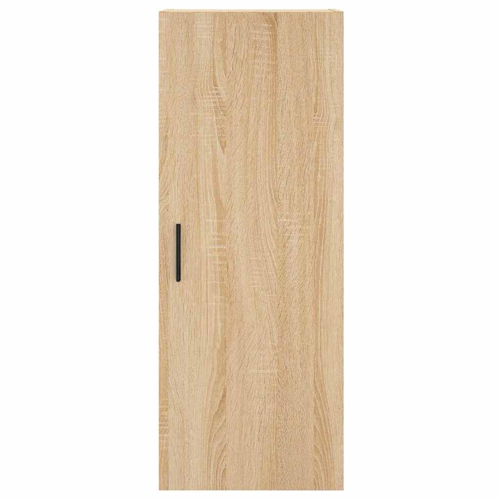 vidaXL Wall Mounted Cabinet Sonoma Oak 34.5x34x90 cm
